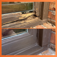 Wood rot can destroy your wood windows so get your wood windows repaired & remove dry rot with the epoxy techs at Preservan.
