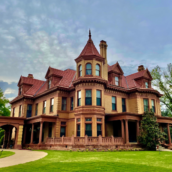 Preservan was chosen to restore the wood on the Overholser Mansion in OKC & the mansion now looks better than ever.