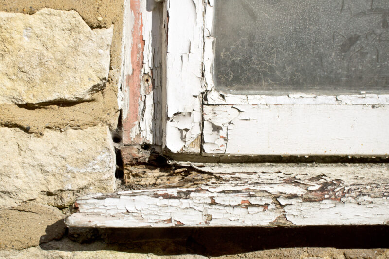 Wood rot is a fungus forms on windows, doors and other wood on your house that is constantly exposed to moisture.
