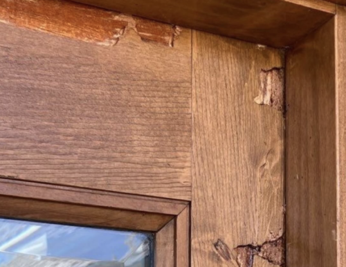 Most times, repairing a wood door and removing the wood rot that’s on it, is much more cost effective than fully replacing it.