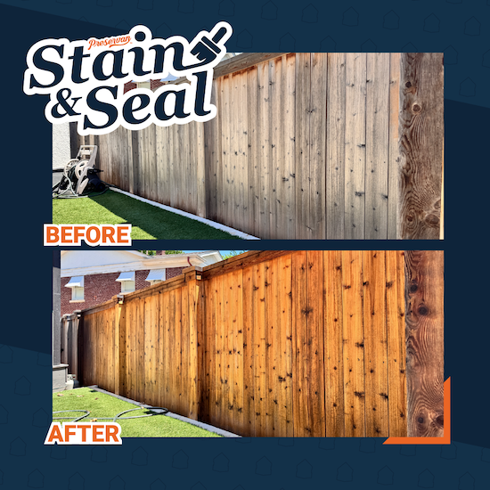 Professional wood staining and wood sealing services protect decks, fences, and furniture from weather damage and fading.