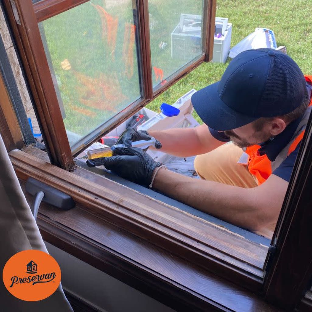 Repairing a rotted windowsill helps protect a home’s exterior from moisture damage & improves energy efficiency in winter.