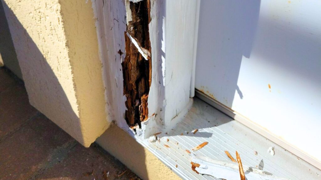 rotton door frame wood repair
